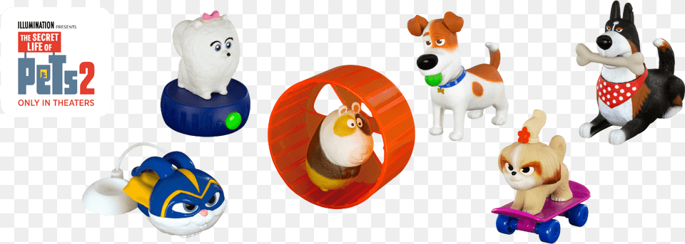 Item Secret Life Of Pets Mcdonalds Toys, Plush, Toy, Figurine, Animal Free Transparent Png