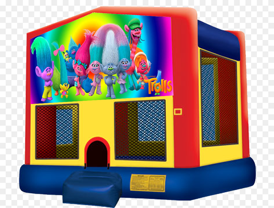 Item Trolls Bounce House, Inflatable, Baby, Person, Play Area Png