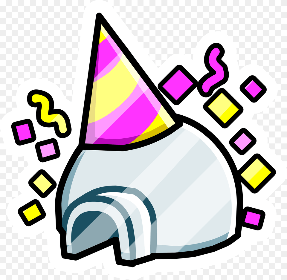 Items Trivia Pin Icon Club Penguin Objetos, Clothing, Hat, Party Hat, Art Free Transparent Png