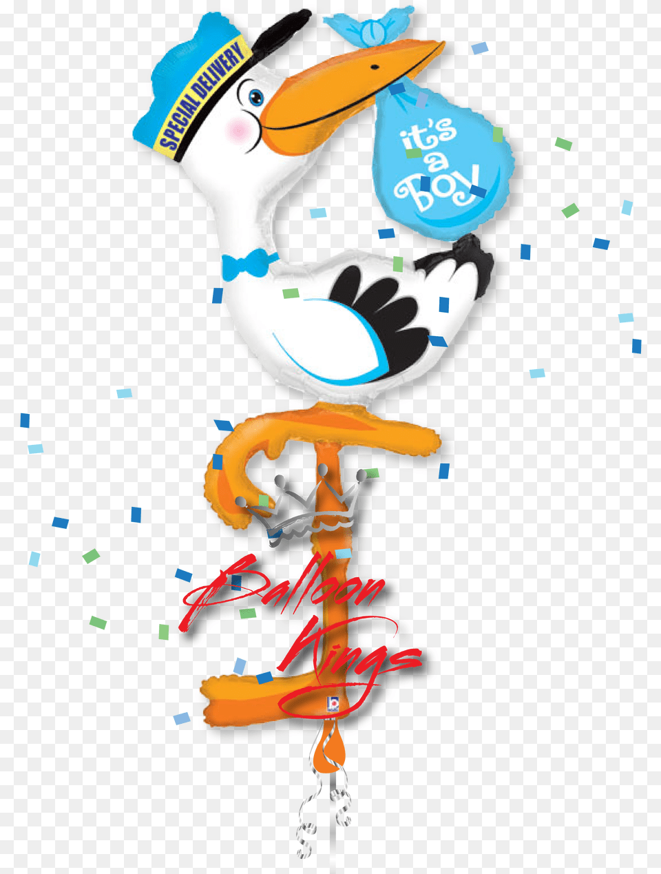 Its A Boy Stork Airwalker, Animal, Beak, Bird, Person Free Transparent Png