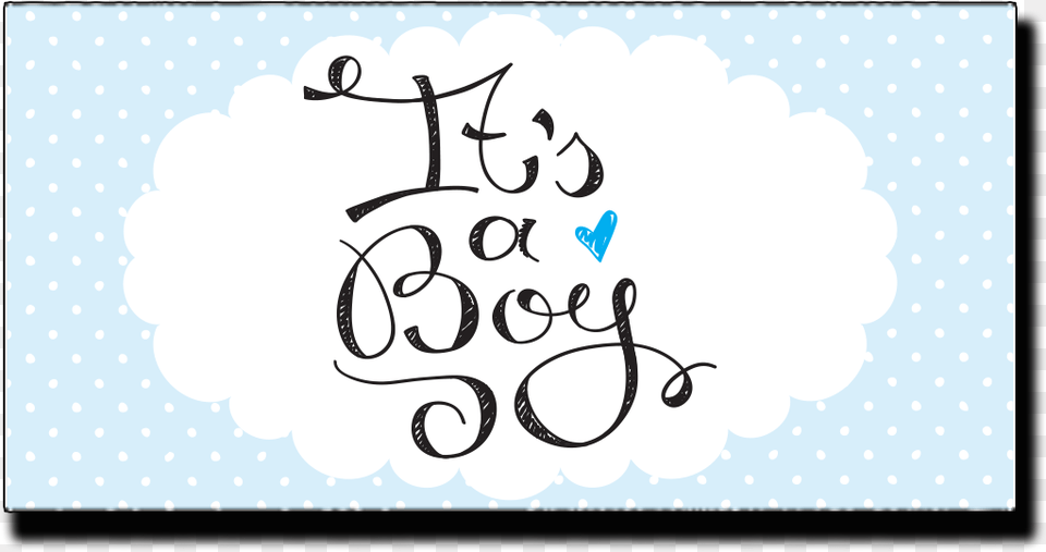 Its A Boy Text, Calligraphy, Handwriting Free Png Download