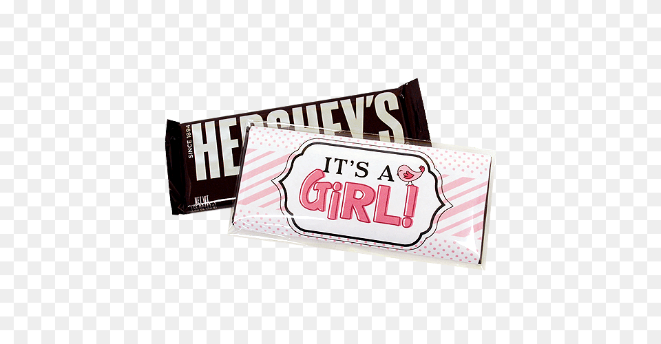 Its A Girl Candy Bar Wrappers Great Service Fresh Candy, Gum, Crib, Furniture, Infant Bed Free Png