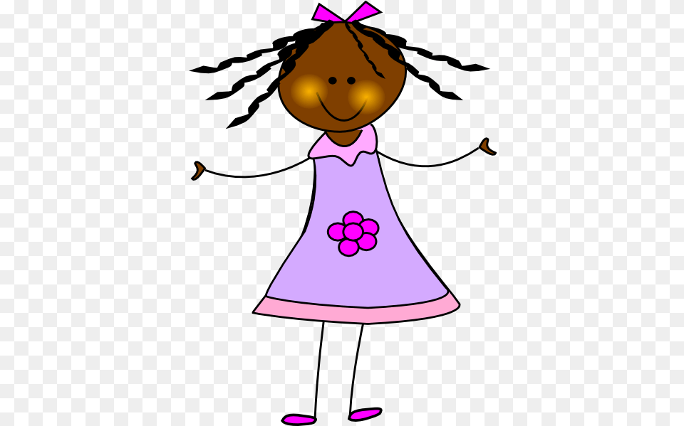 Its A Girl Images Transparent Black Girl Clipart, Clothing, Hat, Person, Cartoon Free Png