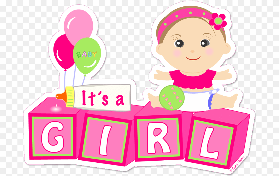 Its A Girl Its A Girl It39s A Baby Girl, Number, Symbol, Text, Face Free Png Download
