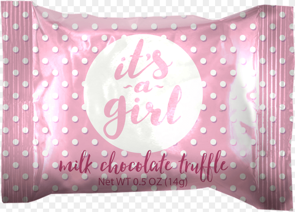 Its A Girl Truffles Throw Pillow, Cushion, Home Decor Png Image