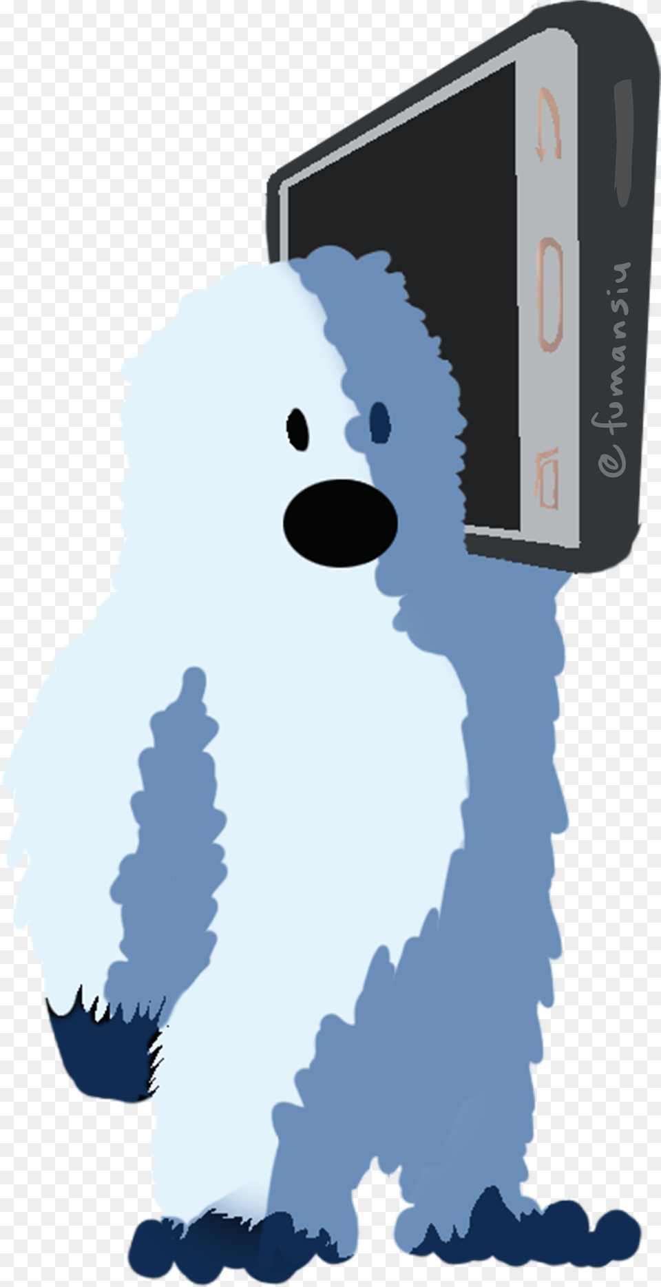 Its A Yeti Yeti On A Phone, Electronics, Mobile Phone, Adult, Bride Png Image