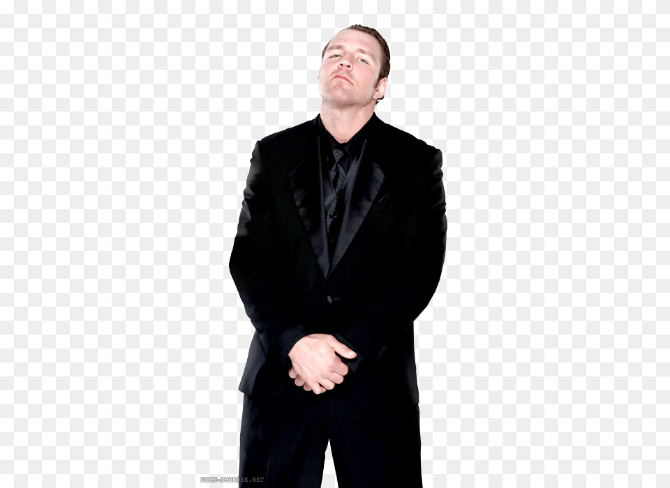 Its Ambrose Dean Ambrose Plays James Bond Theme Welcome, Tuxedo, Suit, Person, Hand Free Png Download