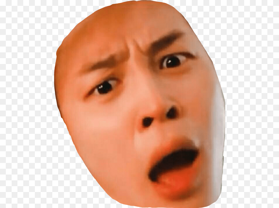 Its An Ig Thing Kpop Jimin Barefaced Funny Meme Jimin Funny Face Transparent, Head, Person, Baby, Sad Free Png Download