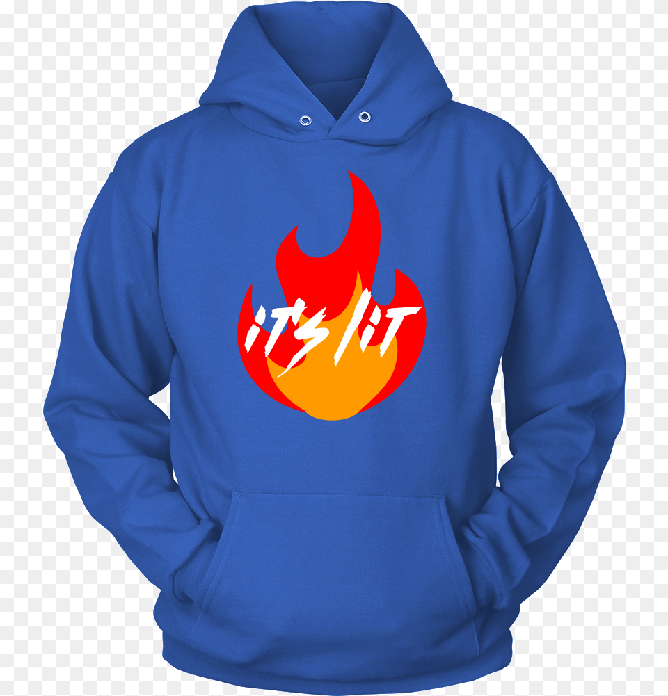 Its Lit, Clothing, Hoodie, Knitwear, Sweater Free Png