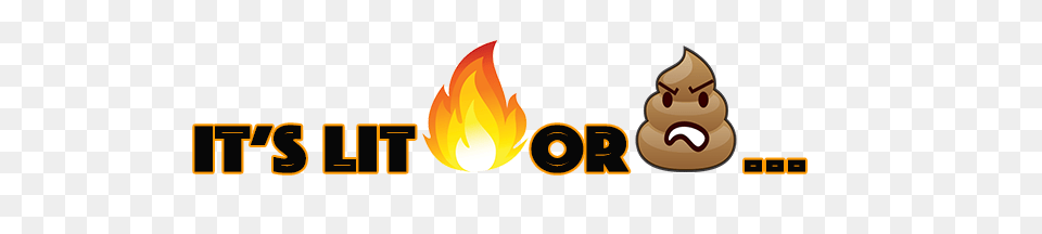 Its Lit Or Shit Emoji, Fire, Flame, Logo Png