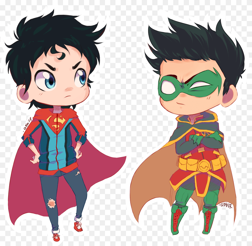 Its Time For Robin And Superboy To Take A Stand Cartoon, Book, Comics, Publication, Baby Free Png Download