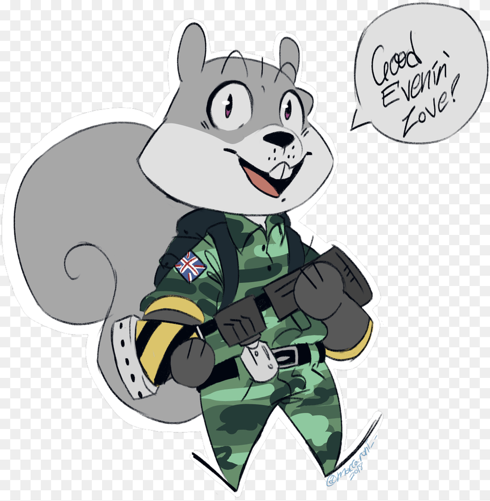 Its War Some Squirrels From Conkers Bad Fur Day Conker39s Bad Fur Day Squirrel, Sticker, Animal, Bear, Mammal Png Image