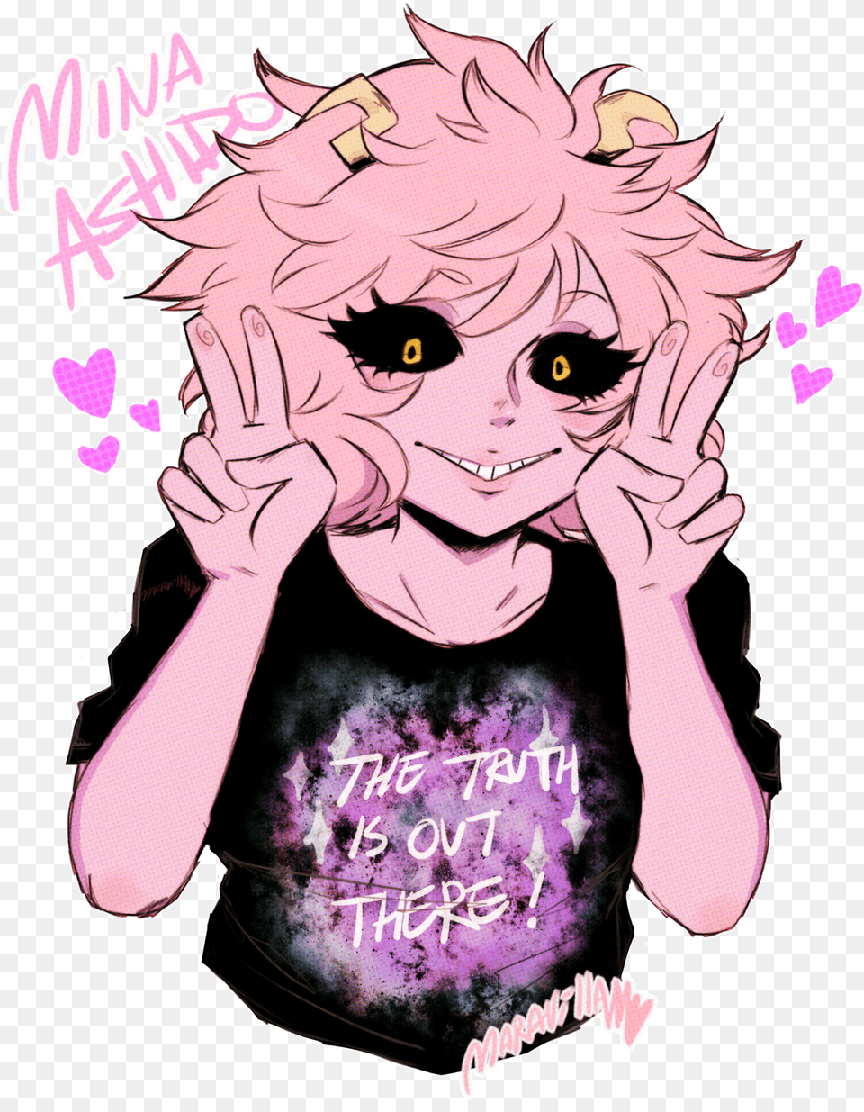 Its Ya Girl Mina Ashidoi Had A Blast Today Drawing Transparent Mina Ashido Fanart, Book, Comics, Publication, Baby Free Png