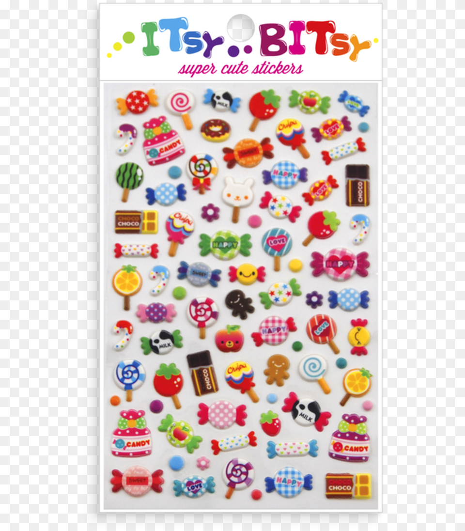 Itsy Bitsy Stickers, Food, Sweets, Toy, Candy Png Image