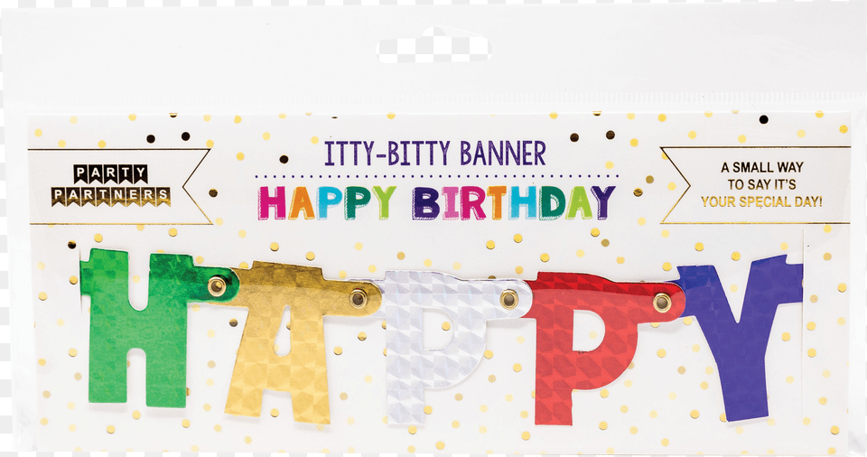 Itty Bitty Birthday Banner Party Partners Illustration, License Plate, Transportation, Vehicle, Text Png