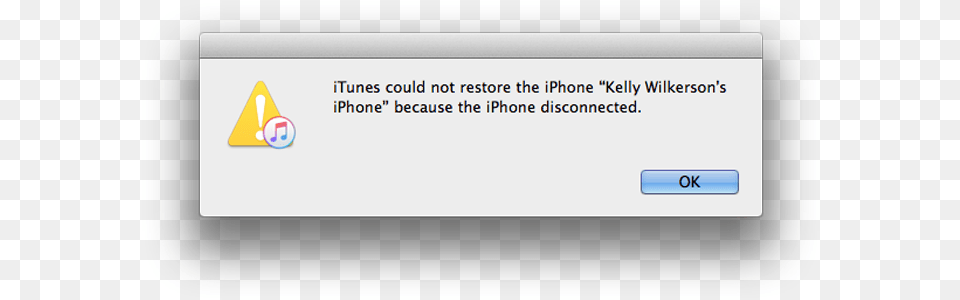 Itunes Could Not Restore The Iphone Because The Iphone Itunes Error, Text Free Transparent Png