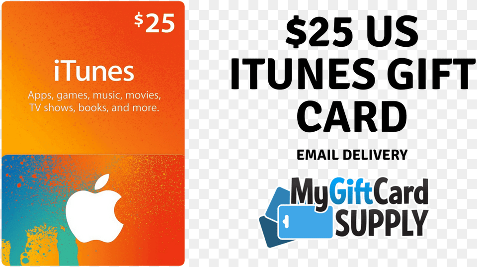 Itunes Gift Card 25 Itunes, Text, Credit Card Png Image