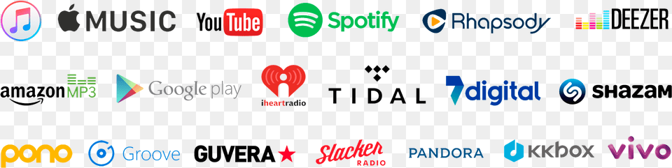 Itunes Google Play Spotify Music Streaming Logos, Logo Free Transparent Png