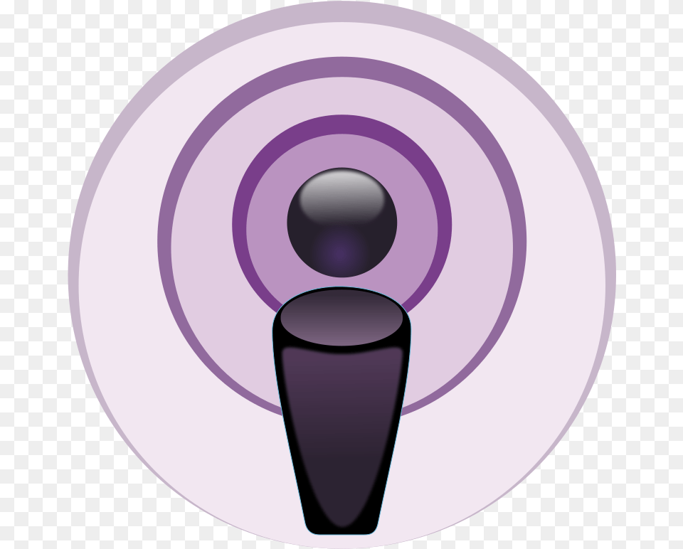 Itunes Podcast Logo, Sphere, Disk, Lighting, Purple Free Png Download