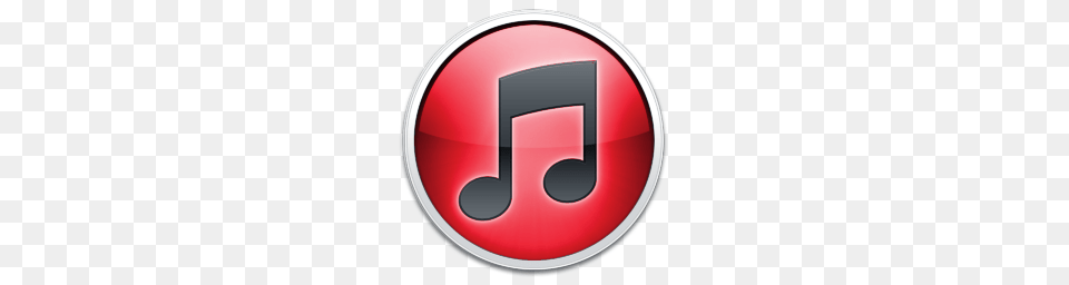 Itunes Red Icon, Sign, Symbol, Disk, Road Sign Free Png Download