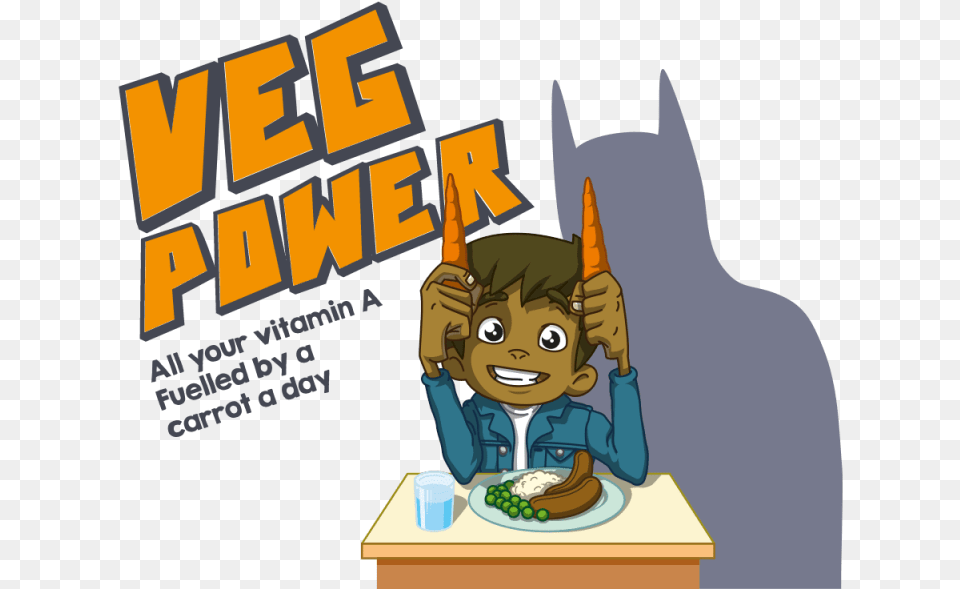 Itv Backs Veg Power With New Campaign From Adam Eve Veg Power Campaign, Book, Comics, Publication, Baby Free Png