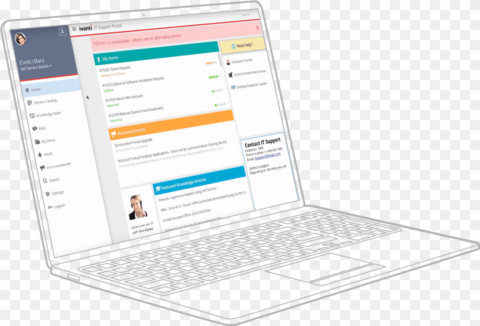 Ivanti Ticketing System, Computer, Electronics, Laptop, Pc Free Transparent Png