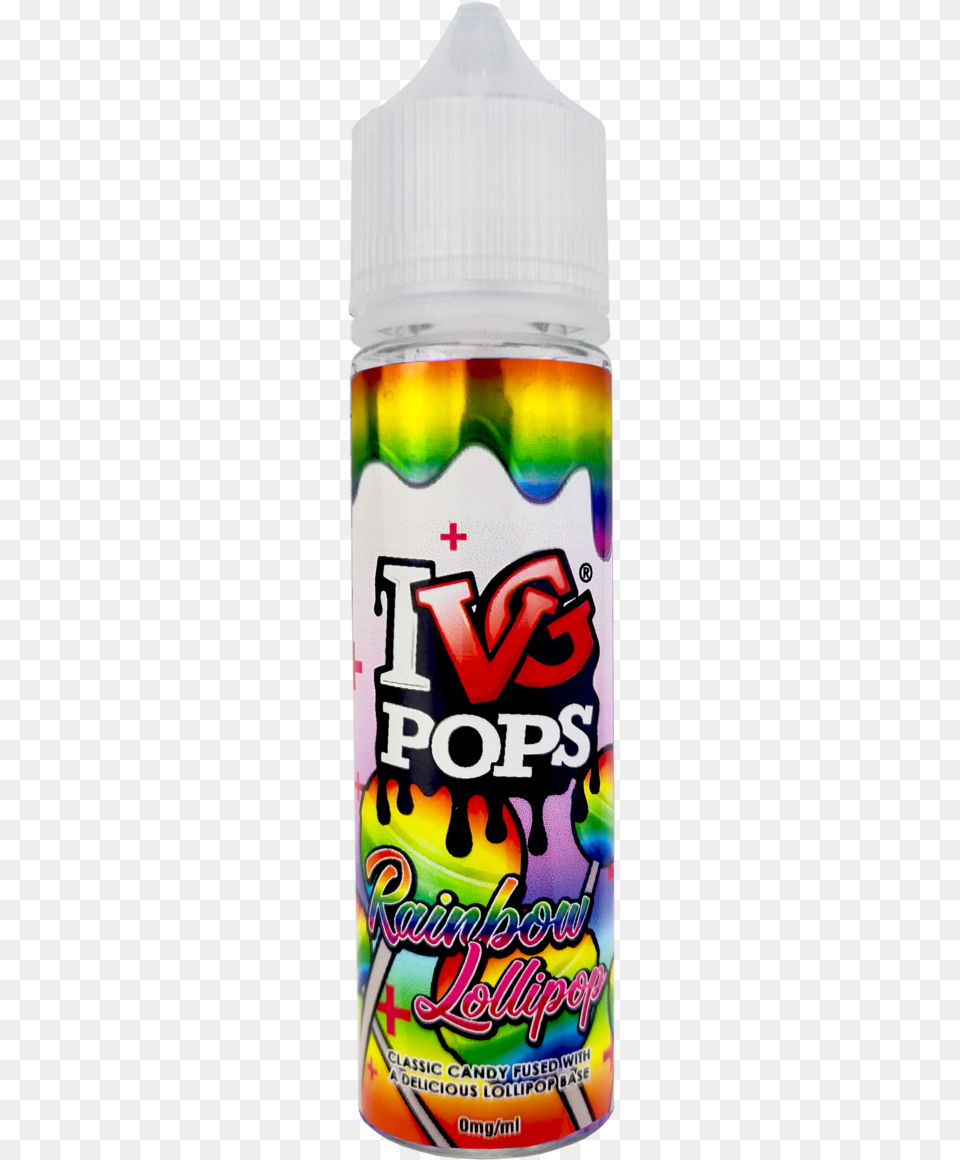 Ivg Rainbow Pops E Liquid 50ml Short Fill Baby Bottle, Alcohol, Beer, Beverage, Paint Container Png Image