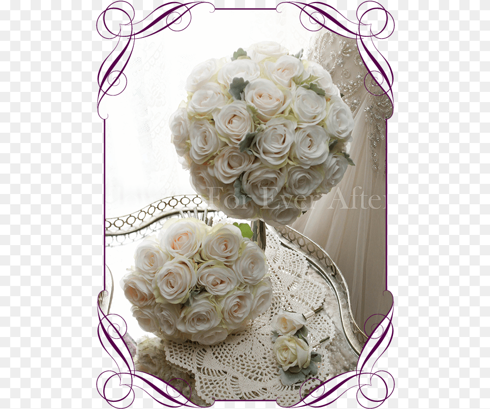 Ivory And Blush Silk Artificial Roses In A Class Romantic Melbourne, Art, Graphics, Plant, Flower Bouquet Free Transparent Png