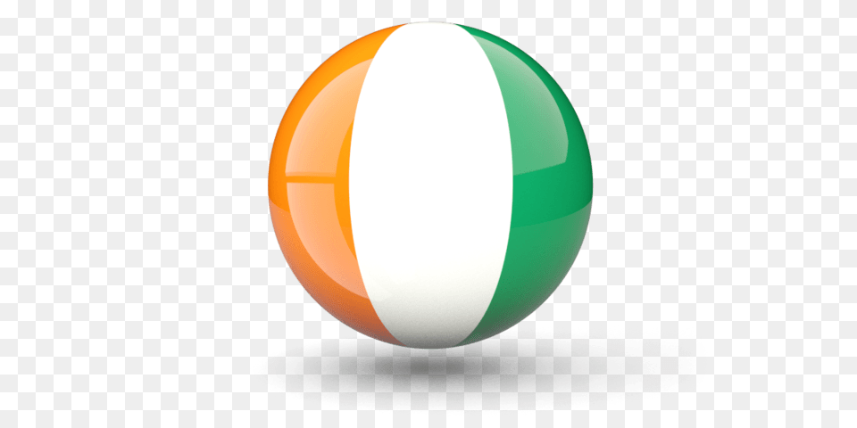 Ivory Coast Flag Icon, Sphere Free Png