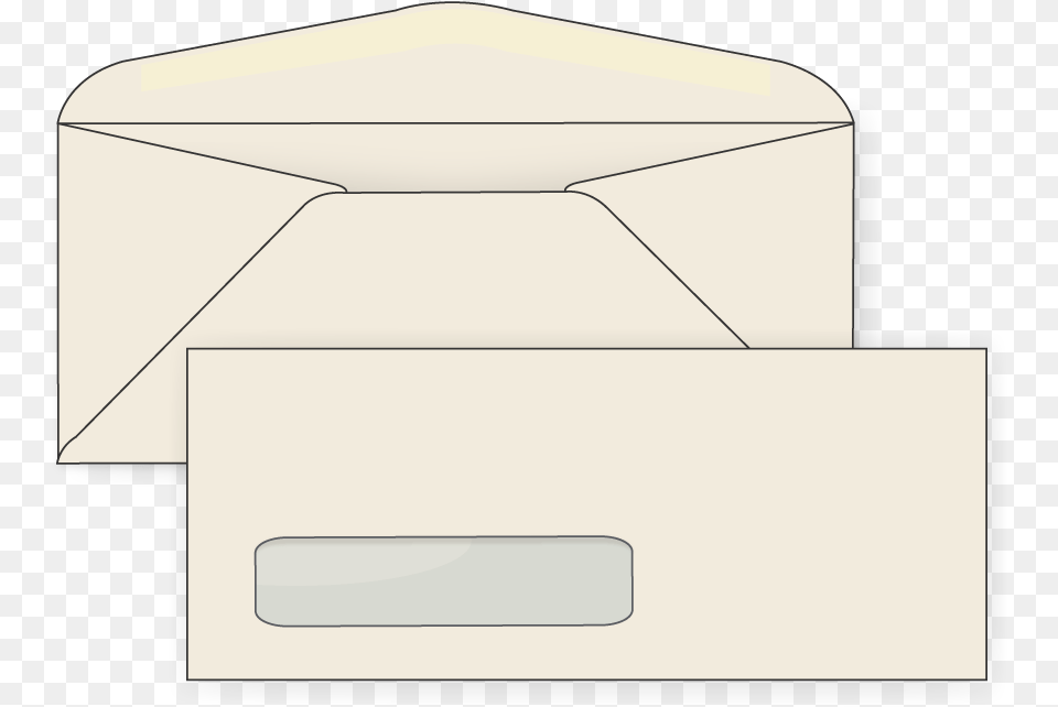 Ivory Digital Window Envelopes Wood, Envelope, Mail Free Png Download