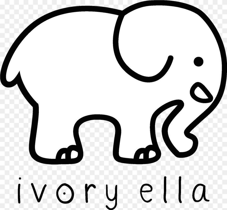 Ivory Ella Logo Download Vector Ivory Ella Logo, Silhouette, Stencil, Baby, Person Png Image