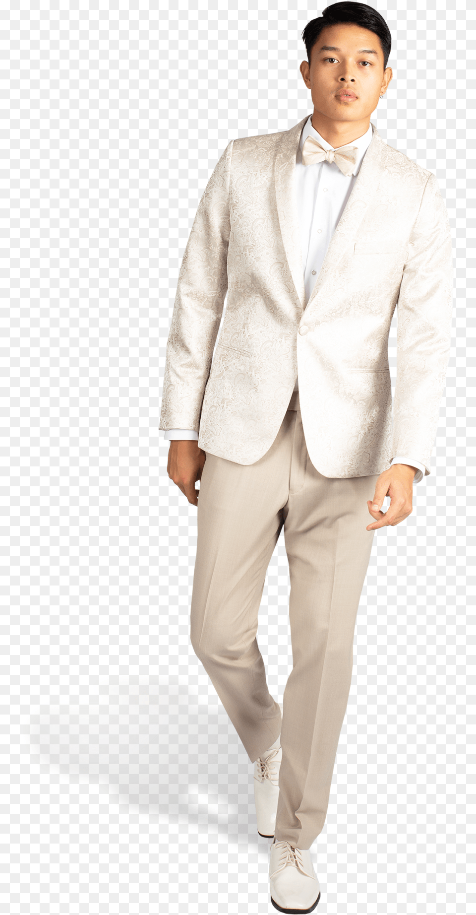 Ivory Paisley Dillon Tuxedo By Midnight Blue Gentleman, Clothing, Suit, Formal Wear, Home Decor Png Image
