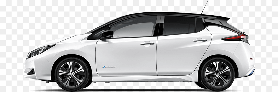 Ivory Pearl With Pearl Black Roof Nissan Leaf Sv Premium, Wheel, Machine, Car, Vehicle Free Transparent Png