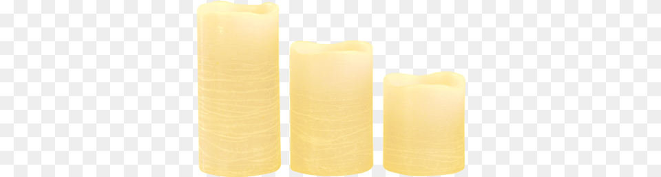 Ivory Pillar Wax Candle X3 Advent Candle Free Png