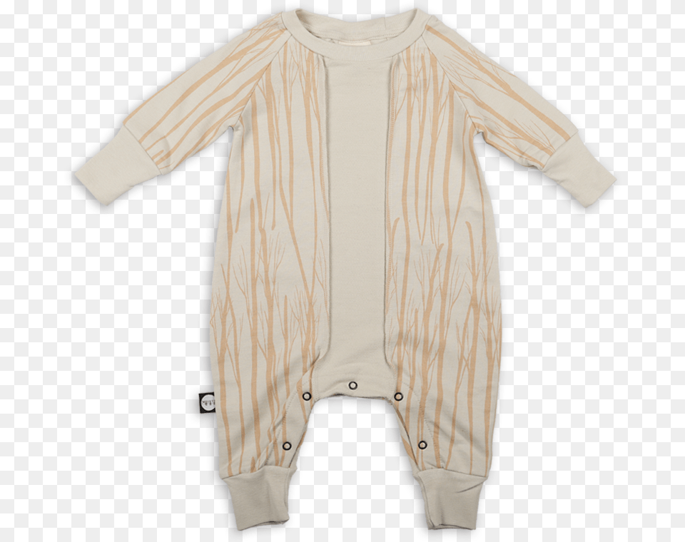 Ivory Trees Print Square Romper Cardigan, Clothing, Knitwear, Long Sleeve, Sleeve Png Image