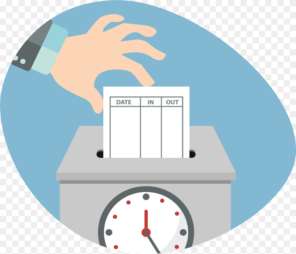 Ivr Punch In Clock Wall, Analog Clock, Disk Free Transparent Png