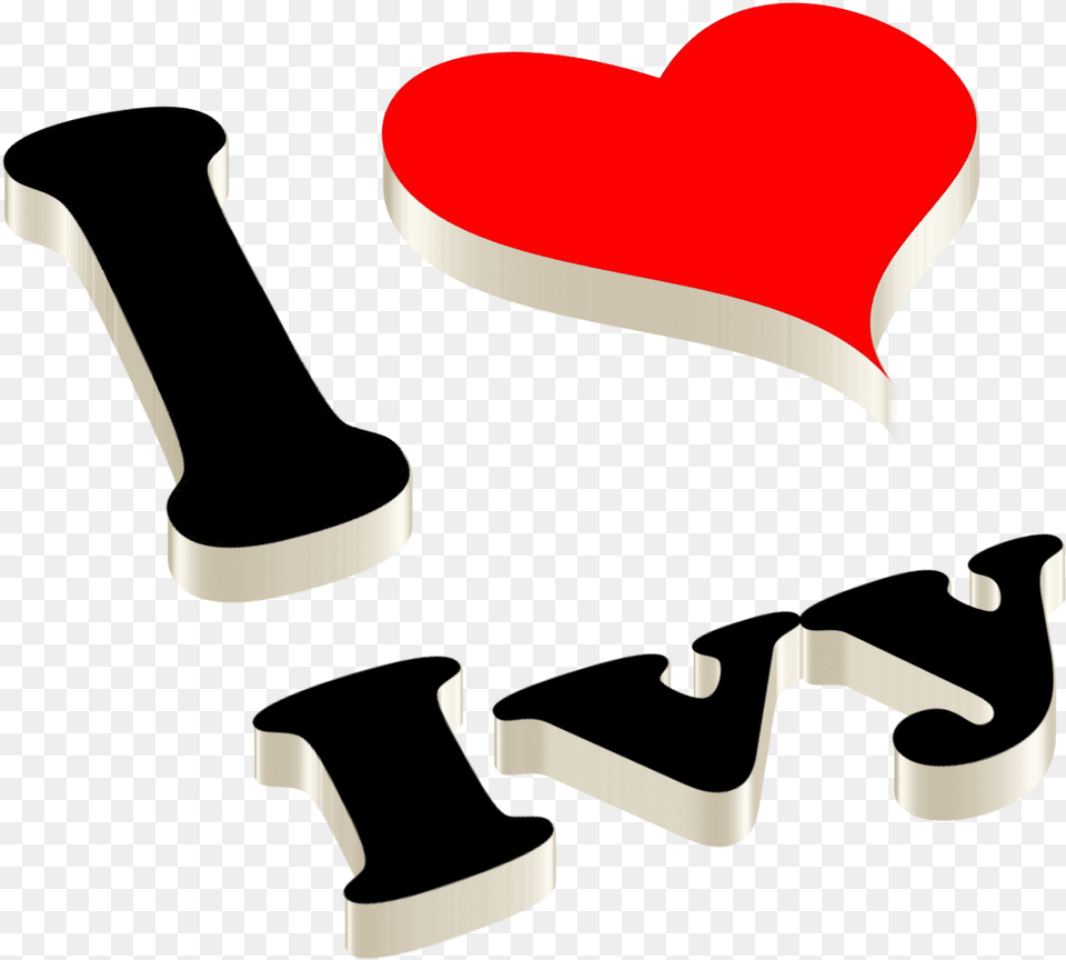 Ivy Heart Name Transparent Free Png Download