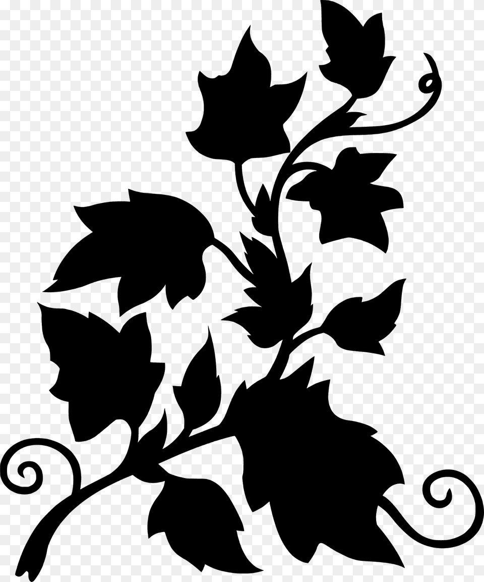 Ivy Silhouette, Leaf, Plant, Art, Graphics Free Transparent Png