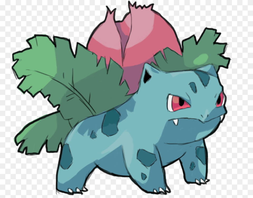 Ivysaur By Adastumae Fictional Character, Baby, Person, Face, Head Free Transparent Png
