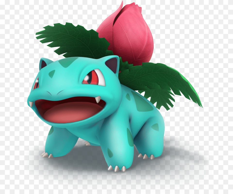 Ivysaur Smash Bros Trophy Render By Nibroc Rock D9u0v1n Super Smash Bros, Flower, Plant, Rose Png