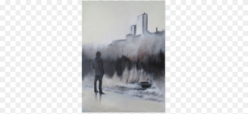 Iwan Evans Oil Painting, Weather, Outdoors, Nature, Adult Png