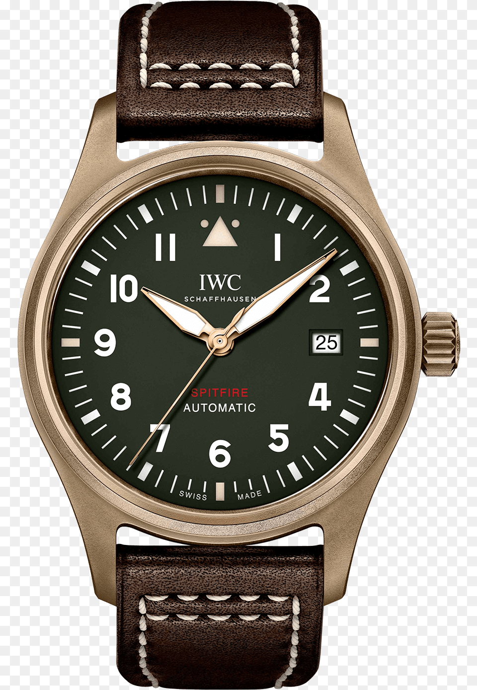 Iwc Pilot Spitfire Automatic Bronze, Arm, Body Part, Person, Wristwatch Png