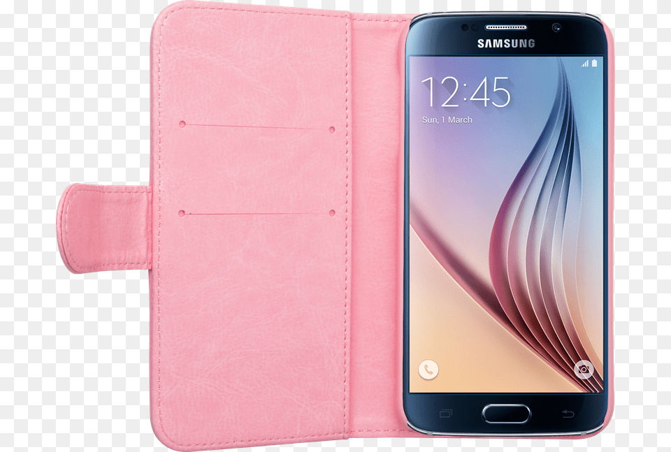 Izound Wallet Case Samsung Galaxy S6 Pink Samsung Galaxy S6 G920p Black Sapphire 64gb Sprint, Electronics, Mobile Phone, Phone, Iphone Free Png Download
