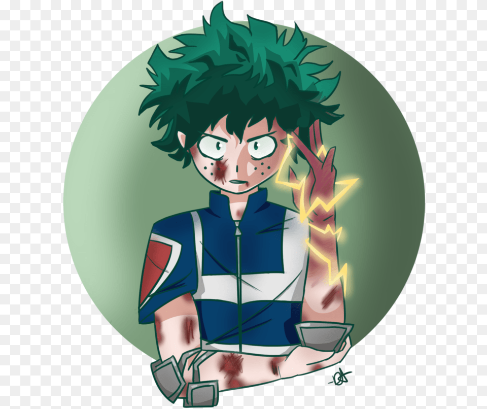 Izuku Drawing Anime Hero Cartoon, Publication, Book, Comics, Person Free Transparent Png