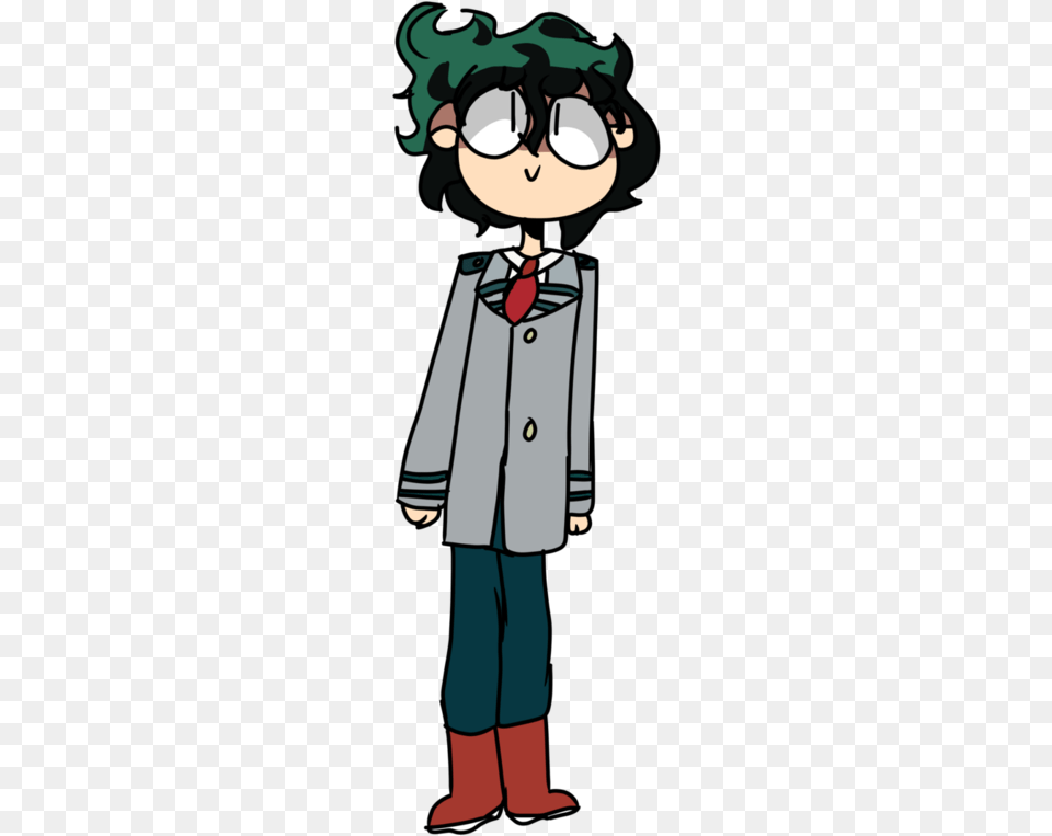 Izuku Drawing Hero Academy Drawing, Clothing, Coat, Adult, Person Free Png Download
