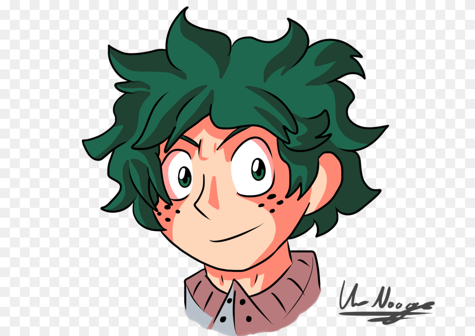 Izuku Midoriya Portrait, Baby, Person, Book, Comics Free Png