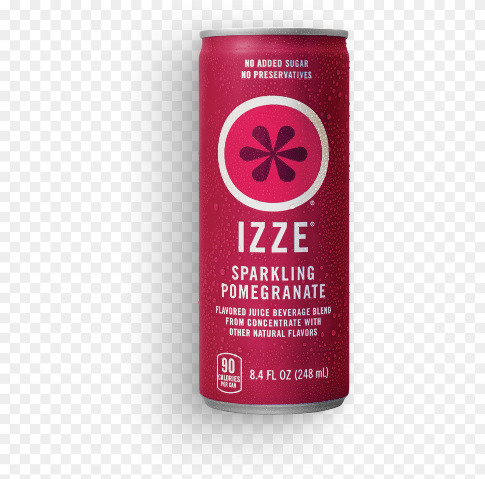 Izze Drink Pomegranate, Can, Tin Free Transparent Png