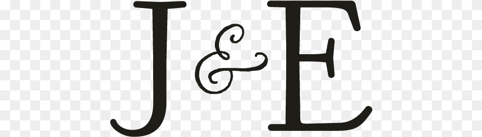 J And E Monogram, Text, Electronics, Hardware, Number Free Transparent Png