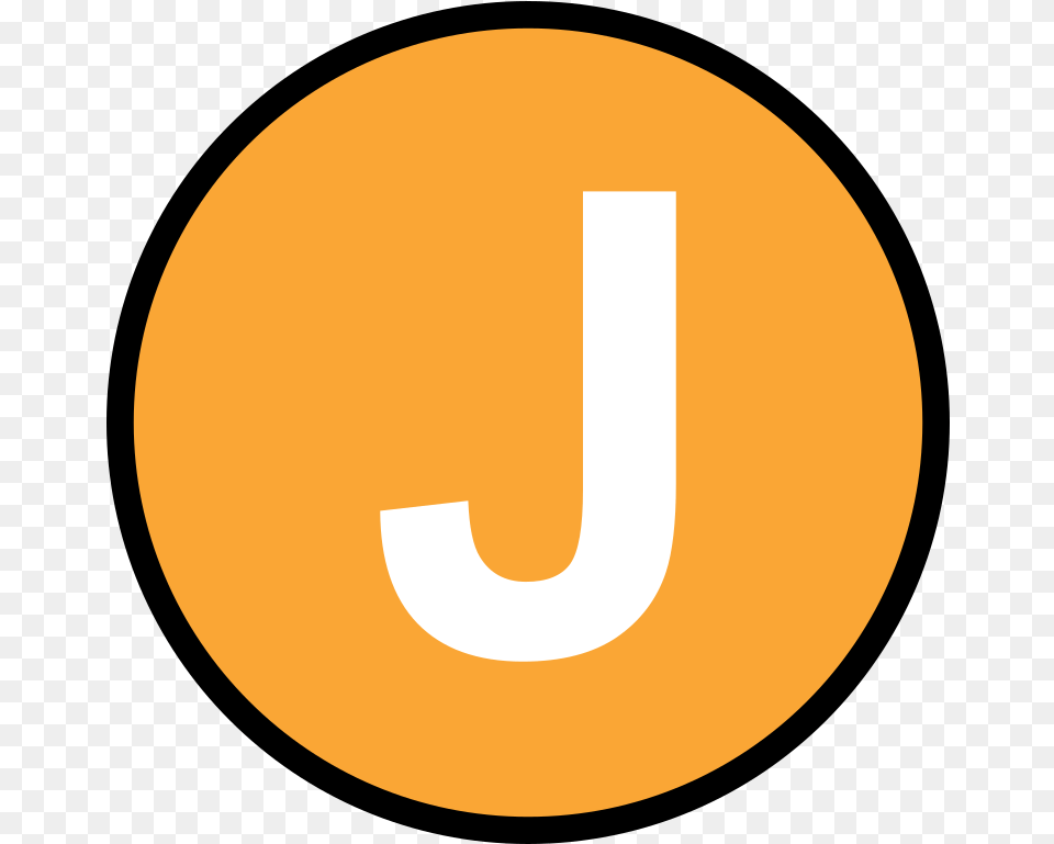 J Church Logo J Circle Logo, Astronomy, Moon, Nature, Night Free Transparent Png