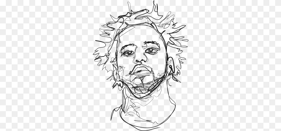 J Cole, Art, Drawing, Adult, Wedding Free Png Download